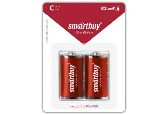 Батарейки алкалайновые Smartbuy LR20 (Тип D) 2шт. фото 1