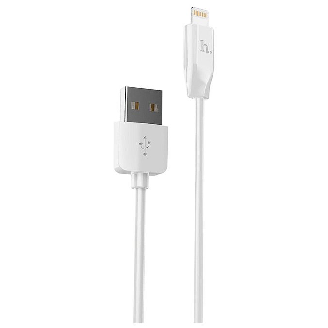 Дата-кабель Hoco X1 Rapid / Lightning для iPhone 5 / 6 / 7 / 8 / X белый 1м