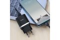 Сетевое зарядное устройство Hoco C12Q Smart QC3.0 USB, черное фото 3