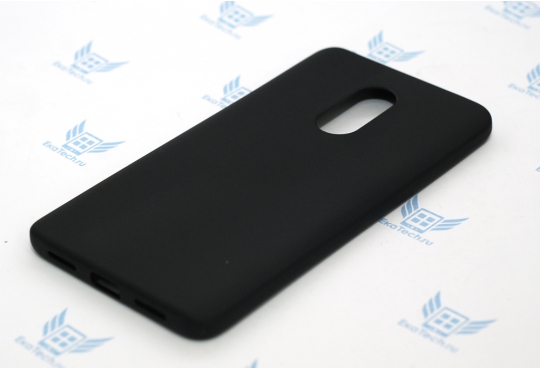 Чехол-накладка Pack силиконовая для Xiaomi Redmi Note 4X, черная (матовая) фото 1