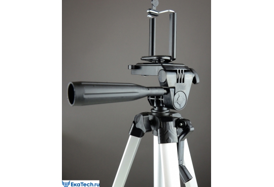 Штатив (тренога) для камеры Tripod 330А, высота 150см, серебристый фото 1