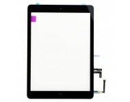 Тачскрин (сенсорное стекло) для iPad Air 1 (с кнопкой Home), черный фото 1