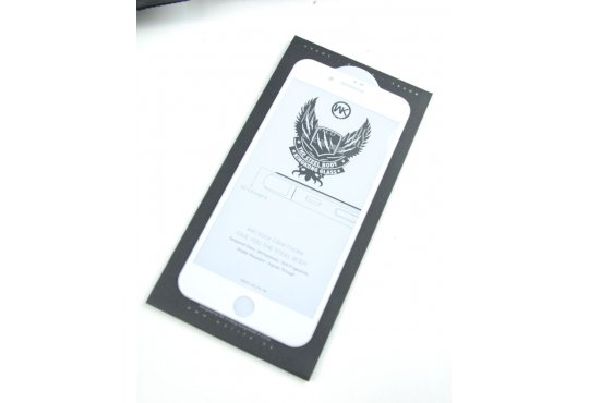 Защитное стекло 3D WK Design Kingkong White для Apple iPhone 7 Plus / 8 Plus, белое фото 1