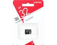 Карта памяти MicroSD (HC), 32GB SmartBuy, Class 10 фото 1