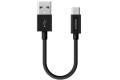 Переходник Deppa USB на Usb Type-C 0.15м USB2.0 черный (арт.72265) фото 1