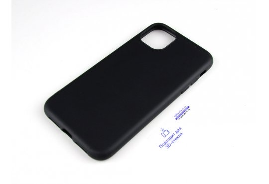 Чехол-накладка Pack Matt для Apple iPhone 11, TPU, черная фото 1