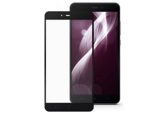 Защитное стекло 3D Pack для Xiaomi Redmi Note 4X с черной рамкой фото 1
