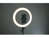 Кольцевая лампа (селфи кольцо) LedRing Slim, 36см, 3 режима, 36W, со стойкой фото 1