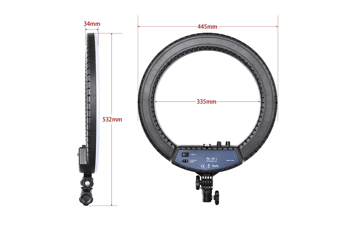 кольцевая лампа 45см фото