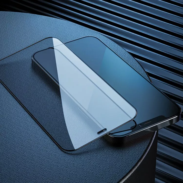 Защитное стекло Hoco A19 для Apple iPhone 12 / 12 Pro, против отпечатков пальцев