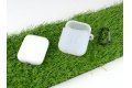 Чехол HelisTags для Apple AirPods \ AirPods 2 , силиконовый, матовый белый фото 1