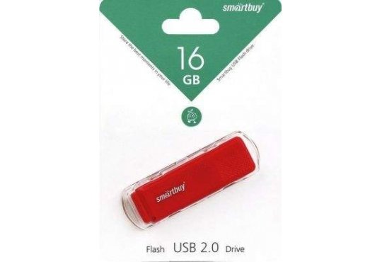 USB флешка Smartbuy Dock, 16Gb, красная фото 1