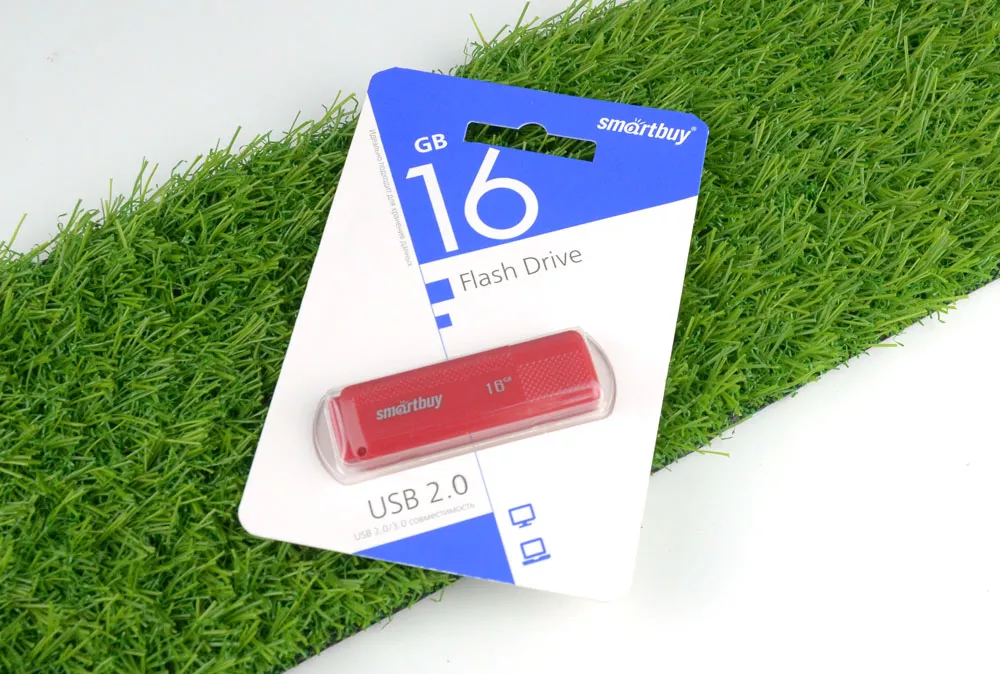 Фото USB флешки Smartbuy Dock, 16Gb, красная