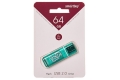 USB флешка Smartbuy Glossy, 64Gb, зеленая фото 1