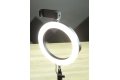 Селфи лампа (светодиодное кольцо) HelisTags LedRing 20см (со штативом), 3 режима фото 6
