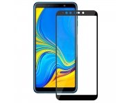 Защитное стекло Zipax 3D для Samsung Galaxy A7 (2018) / A750, черное фото 1