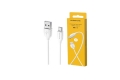 Дата-кабель MicroUSB Borofone BX19, 1м белый фото 2