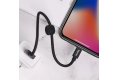 USB дата-кабель Hoco X35 Lightning  0.25м для Apple iPhone, 2.4A, черный фото 3