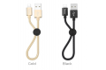 USB дата-кабель Hoco X35 Lightning  0.25м для Apple iPhone, 2.4A, черный фото 4
