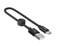 USB дата-кабель Hoco X35 Type-C  0.25м, 2.4A, черный фото 1