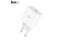 Сетевое зарядное устройство Hoco C76A Plus, QC3.0 20W, белое фото 3