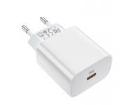 Сетевое зарядное устройство Hoco C76A Plus, QC3.0 20W, белое фото 1