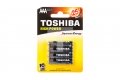 Набор батареек Toshiba (щелочная) LR03 / AAA 1.5v (упаковка 4шт.) фото 1