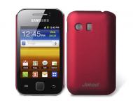 Фото чехла Samsung Galaxy Y S5360 ( пластиковый Jekod красный ракурс 4)
