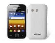 Изображение чехла Samsung Galaxy Y S5360 ( пластиковый Jekod белый ракурс 3)