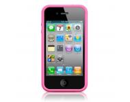Бампер для Apple Iphone 4/4S MC669ZM/B розовый фото 1