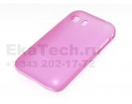 Изображение чехла Samsung Galaxy Y S5360 ( пластиковый JustinCase Thin Type фуксии ракурс 1)