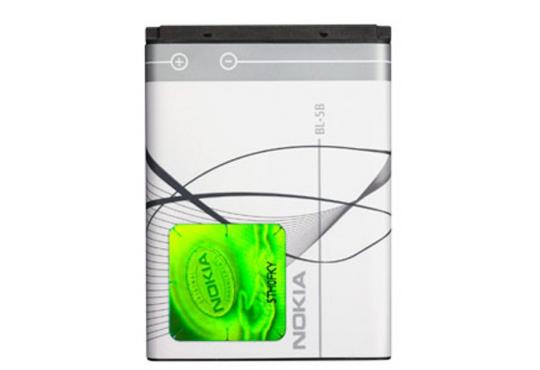 Аккумулятор BL-5B для Nokia 3220 / 5140 / 6020 / 7260 / 6070 / 6062 / 6020 / 5300 / 5320 / 5070 / 26 фото 1