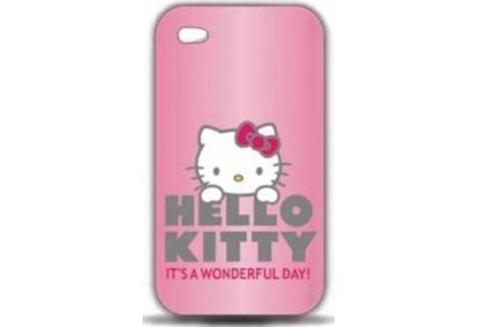 Чехол пластиковый Hello Kitty для Apple iPhone 4/4S розовый HKIP4P4PI фото 1
