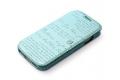 Чехол Zenus Masstige Lettering Diary для Samsung Galaxy S4 i9500 голубой фото 3