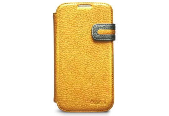 Чехол Zenus Masstige Modern Edge Diary для Samsung Galaxy S4 / i9500 желтый фото 1