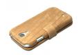 Чехол кожаный Zenus Prestige Neo Classic Diary для Samsung Galaxy S4 i9500 коричневый фото 4