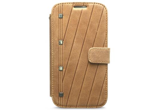 Чехол кожаный Zenus Prestige Neo Classic Diary для Samsung Galaxy S4 i9500 коричневый фото 1