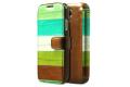 Чехол кожаный Zenus Prestige Eel Leather Diary для Samsung Galaxy S4 i9500 зеленая гамма фото 4