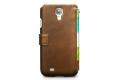 Чехол кожаный Zenus Prestige Eel Leather Diary для Samsung Galaxy S4 i9500 зеленая гамма фото 5