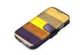 Чехол кожаный Zenus Prestige Eel Leather Diary для Samsung Galaxy S4 i9500 коричневая гамма фото 5