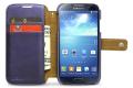 Чехол кожаный Zenus Prestige Eel Leather Diary для Samsung Galaxy S4 i9500 коричневая гамма фото 6