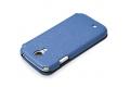 Чехол кожаный Zenus Prestige Minimal Diary для Samsung Galaxy S4 i9500 голубой фото 3