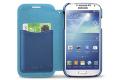 Чехол кожаный Zenus Prestige Minimal Diary для Samsung Galaxy S4 i9500 голубой фото 5