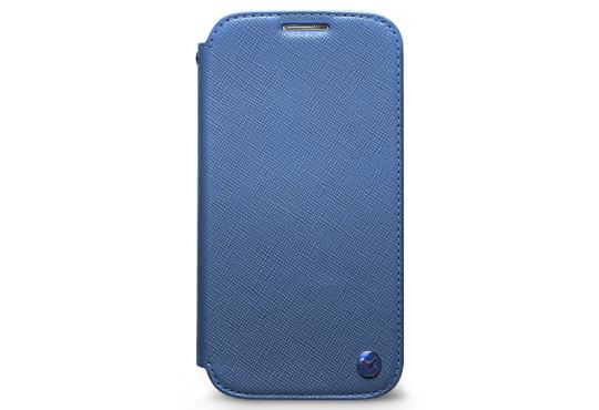 Чехол кожаный Zenus Prestige Minimal Diary для Samsung Galaxy S4 i9500 голубой фото 1