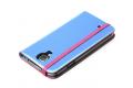 Чехол Zenus Masstige Color Touch Diary для Samsung Galaxy S4 i9500 голубой фото 2