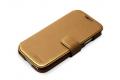 Чехол кожаный Zenus Prestige Heritage Diary для Samsung Galaxy S4 i9500 коричневый фото 3