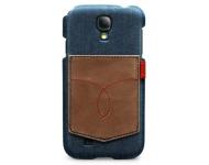 Чехол Zenus Denim Vintage Pocket Bar для Samsung Galaxy S4 i9500 темно-синий фото 1