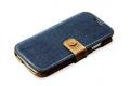 Чехол Zenus Denim Vintage Pocket Diary для Samsung Galaxy S4 / i9500 темно-синий фото 4