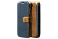 Чехол Zenus Denim Vintage Pocket Diary для Samsung Galaxy S4 / i9500 темно-синий фото 5