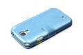 Чехол Zenus Masstige Color Point Diary для Samsung Galaxy S4 i9500 голубой фото 4